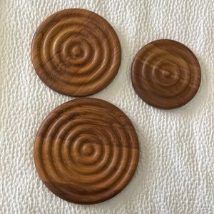 New Dansk wood trivets